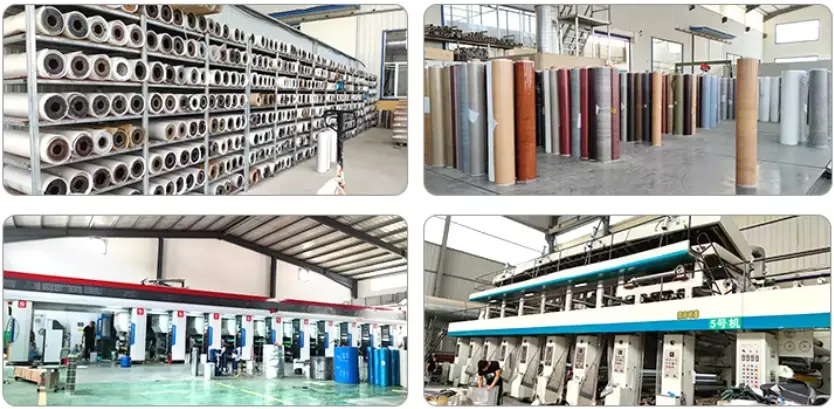 Anti Scratch Wood Grain Pvc Marble Board Lamination Film